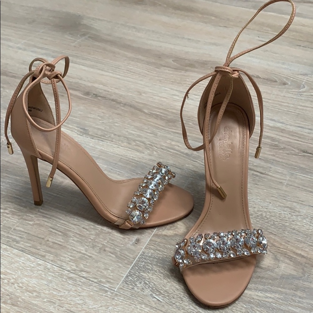 Charlotte Russe Ava Rhinestone Heel
